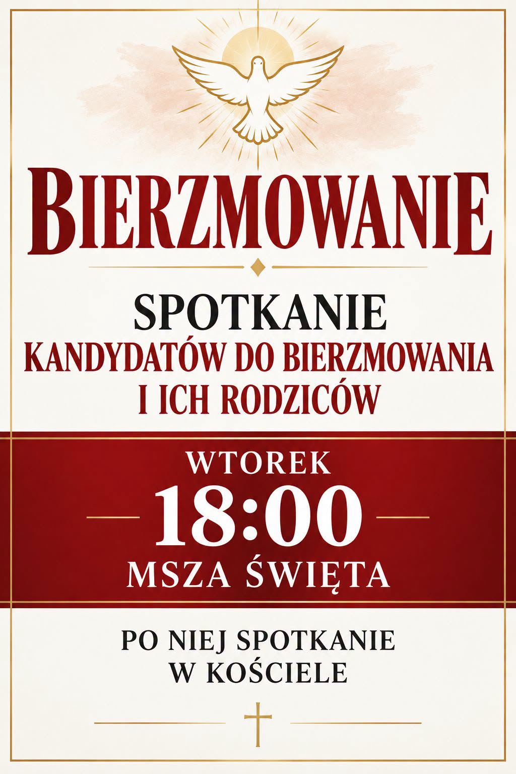 Spotkanie kandydatów do bierzmowania i ich rodziców